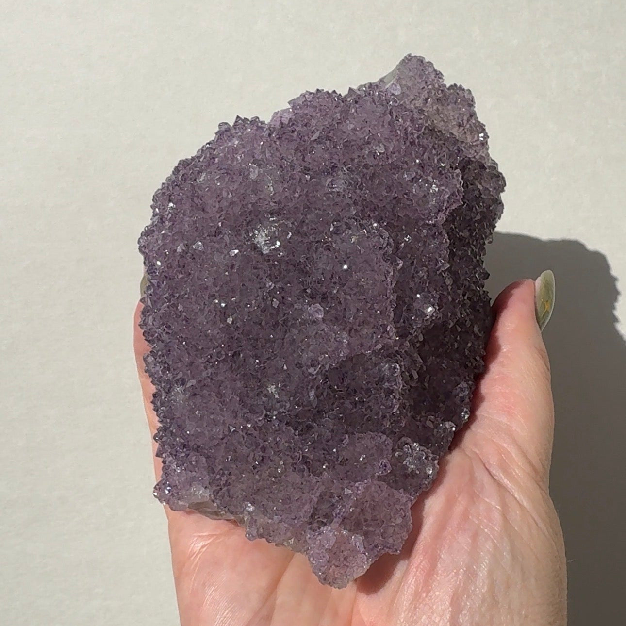 XL Double Sided Purple Amethyst Flower