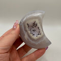 HQ Druzy Agate Moons