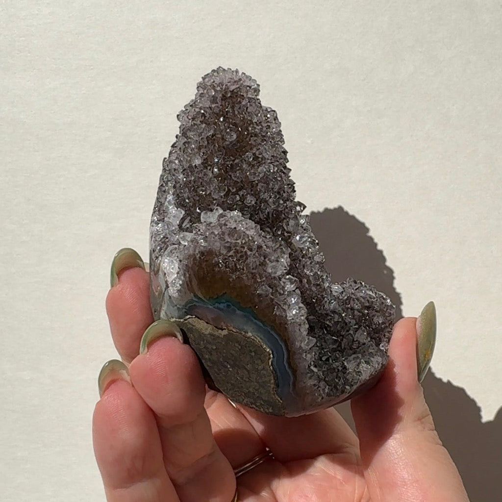 Druzy Uruguay Rainbow Amethyst Freeform