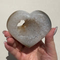 Druzy Agate Heart