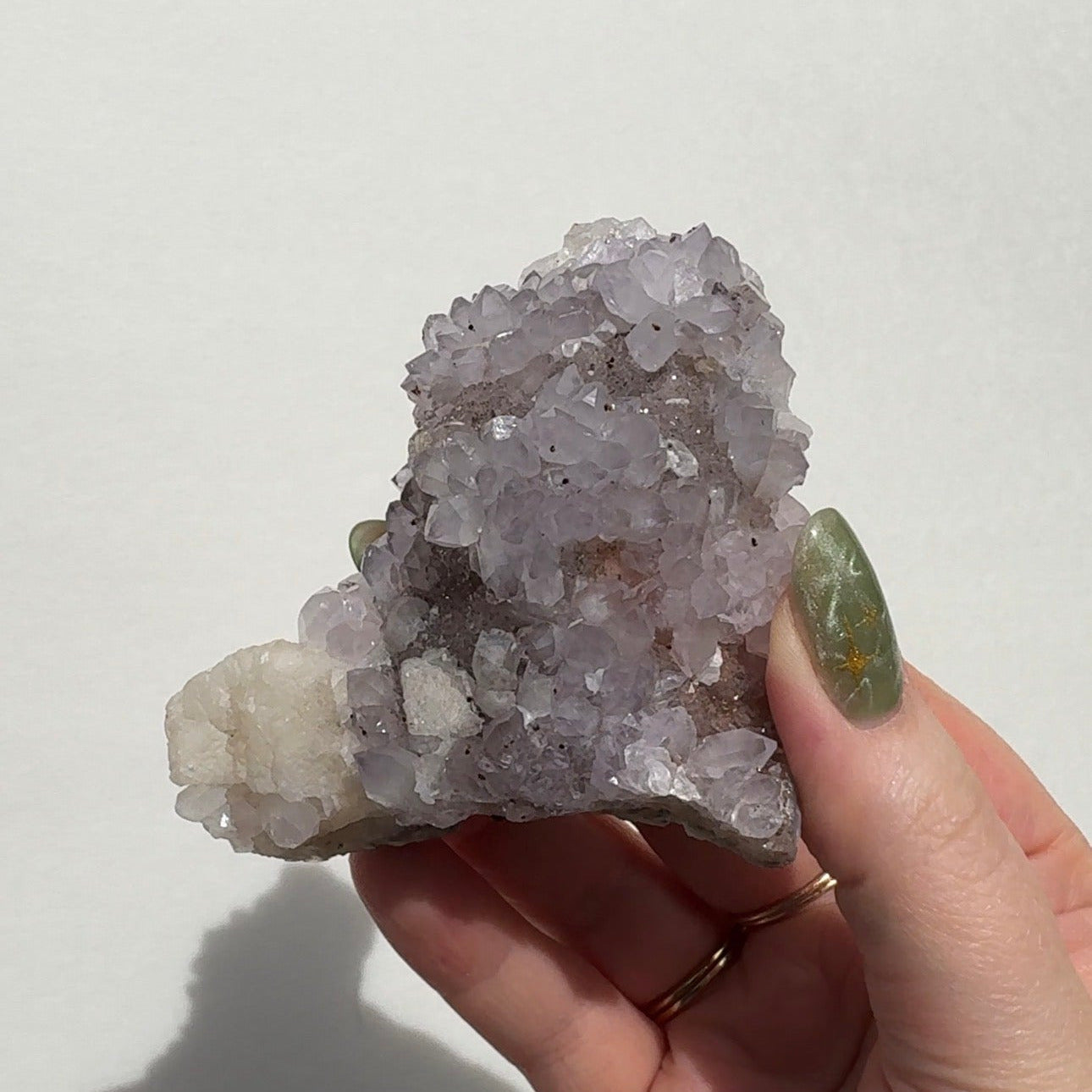 Uruguay Sugar Amethyst Freeform with Calcite