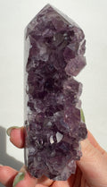 High Quality Purple Amethyst Tower
