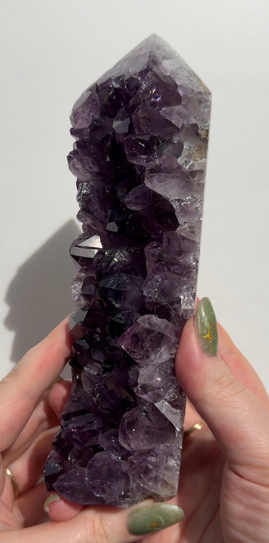 High Quality Purple Amethyst Tower