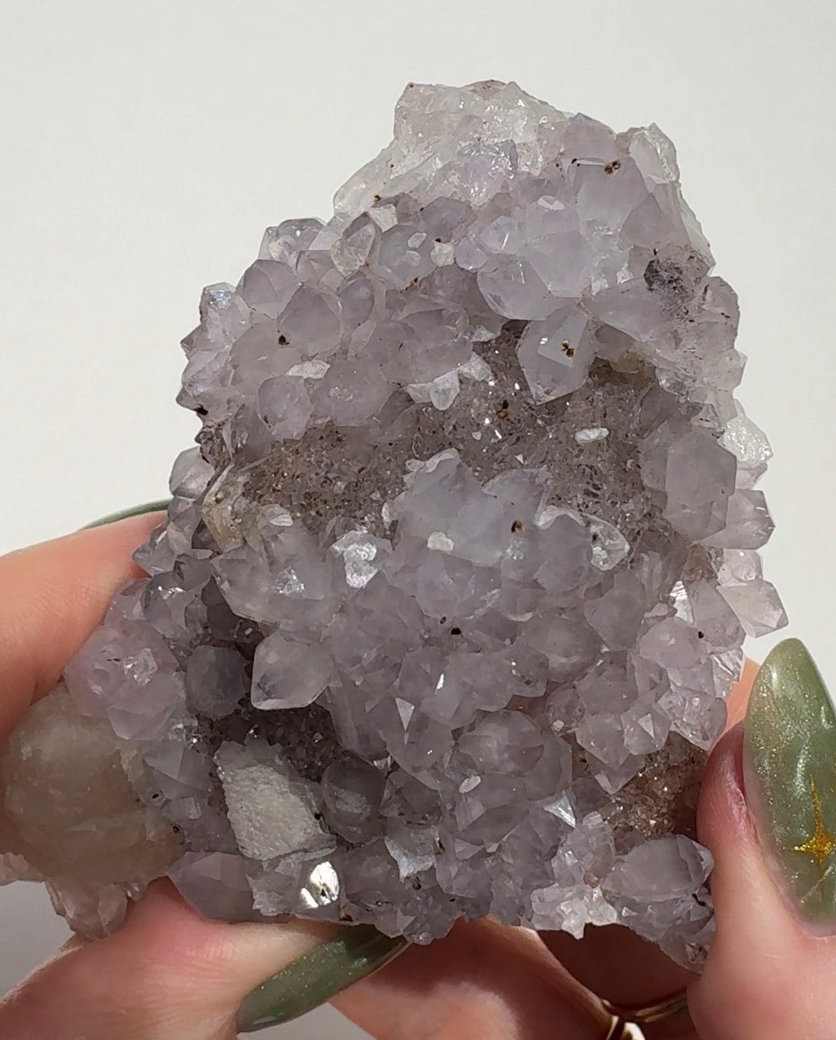 Uruguay Sugar Amethyst Freeform with Calcite
