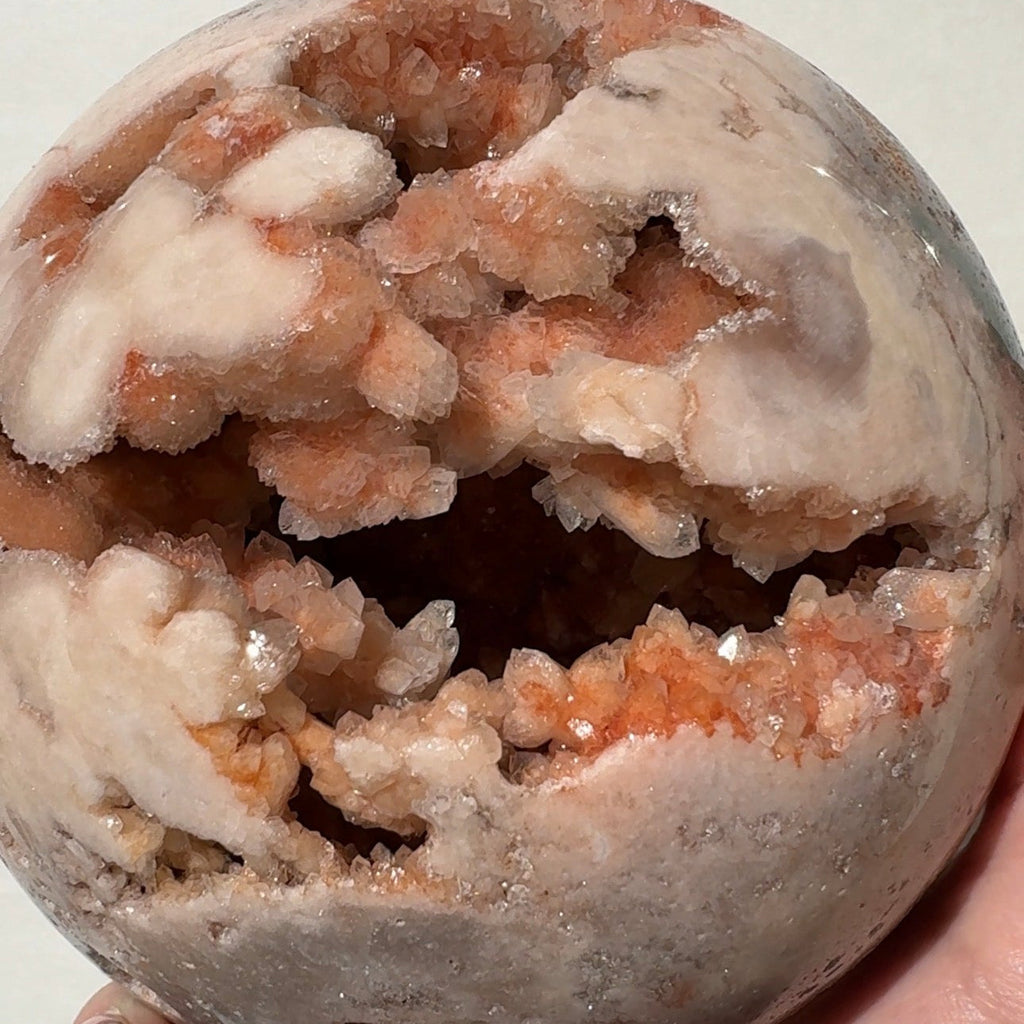 XL Druzy Pink Amethyst Sphere