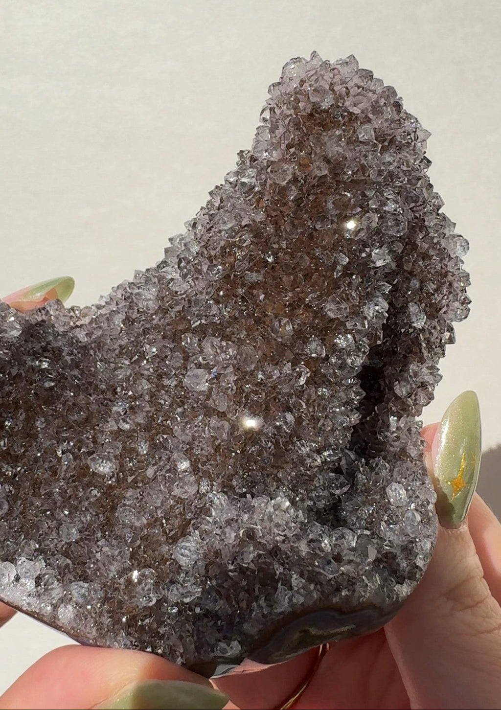 Druzy Uruguay Rainbow Amethyst Freeform