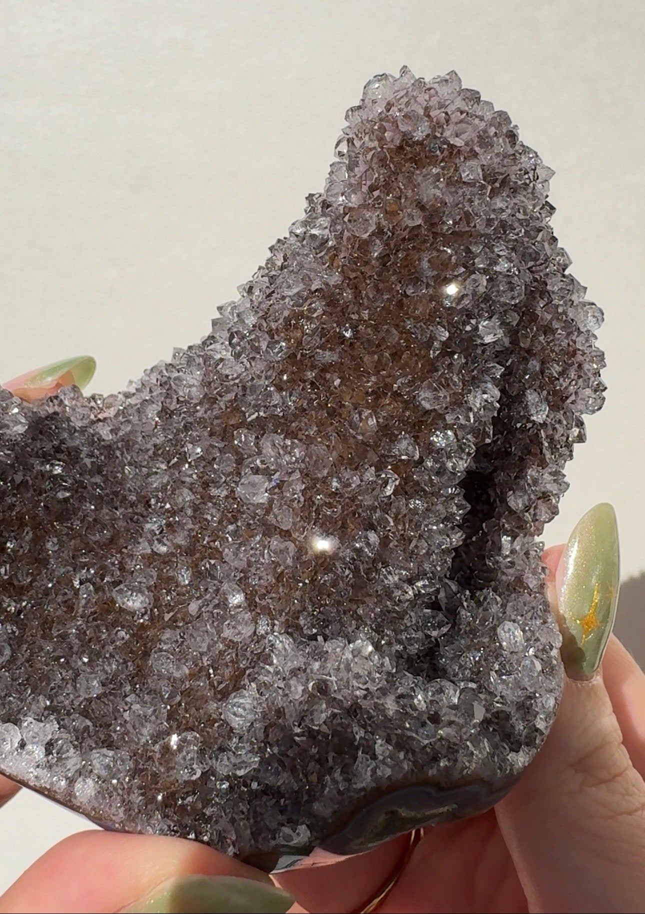 Druzy Uruguay Rainbow Amethyst Freeform