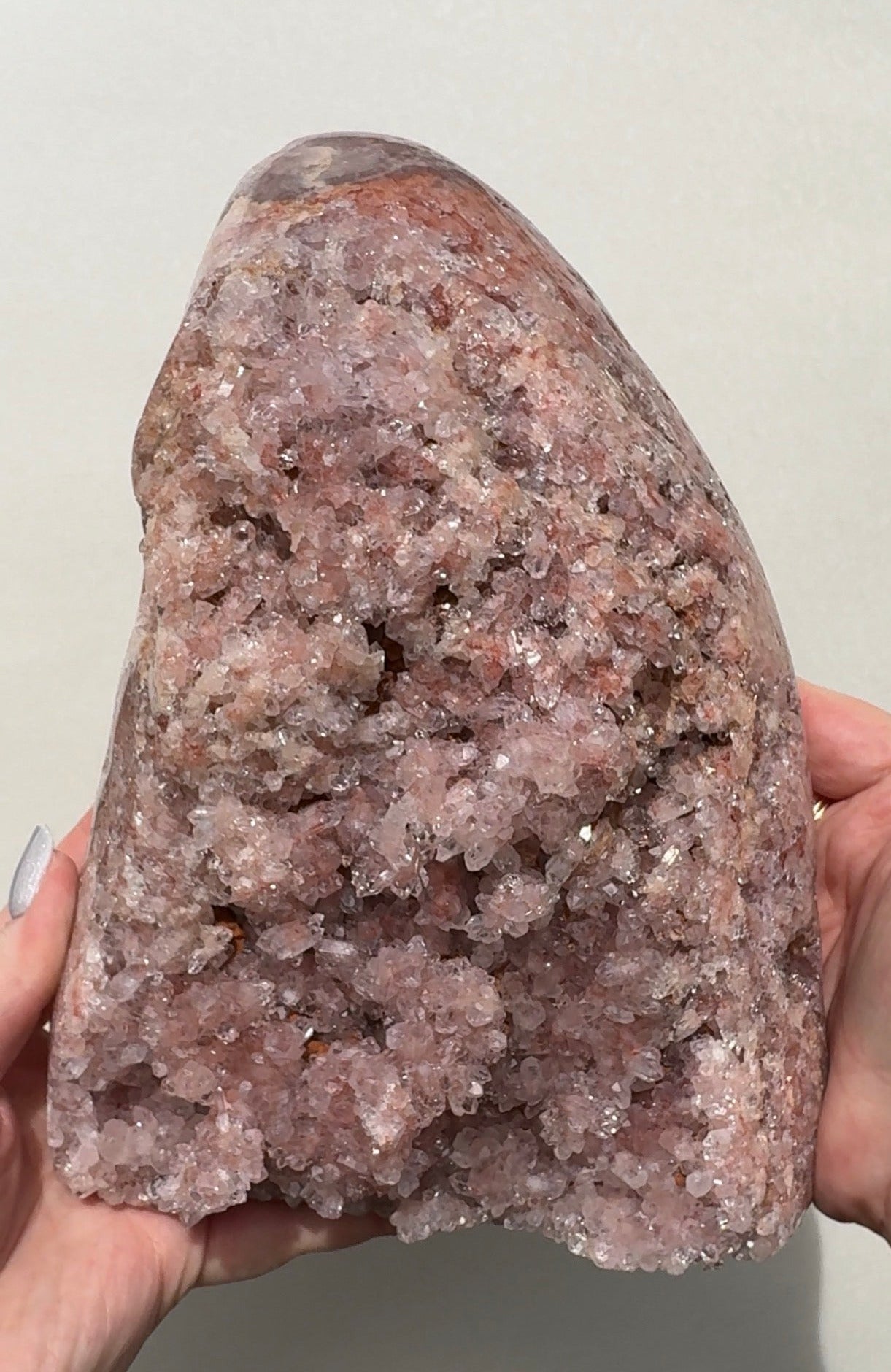 XL Druzy Pink Amethyst Freeform