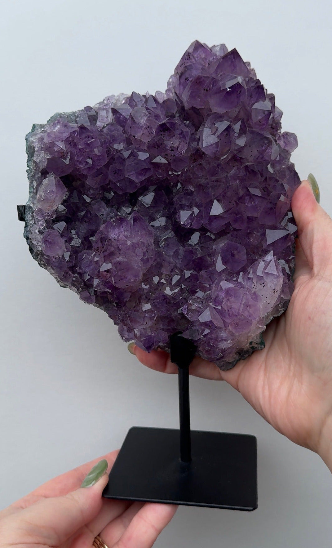 XL Purple Amethyst on stand