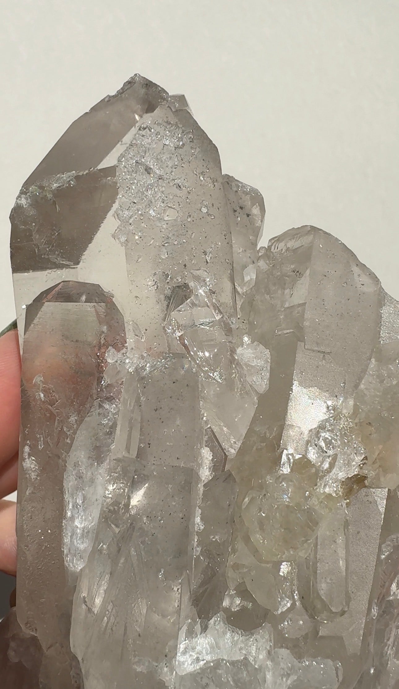 Quartz Cluster with Sugar Druzy