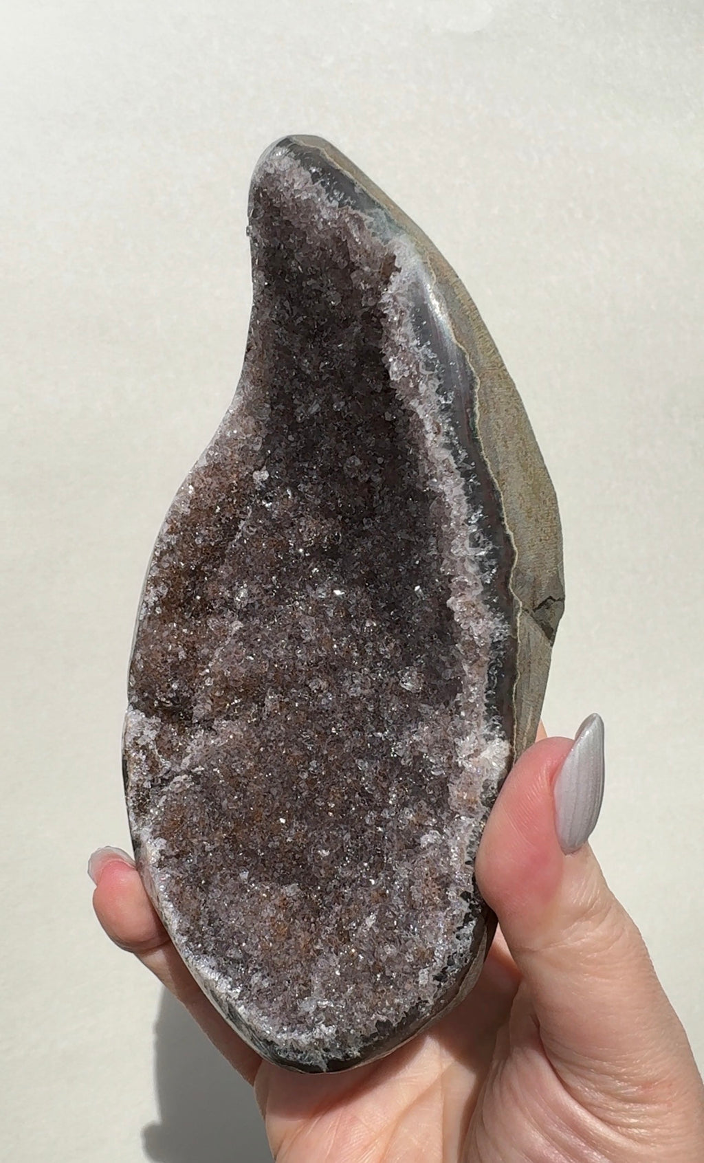 Uruguay Rainbow Amethyst Cutbase