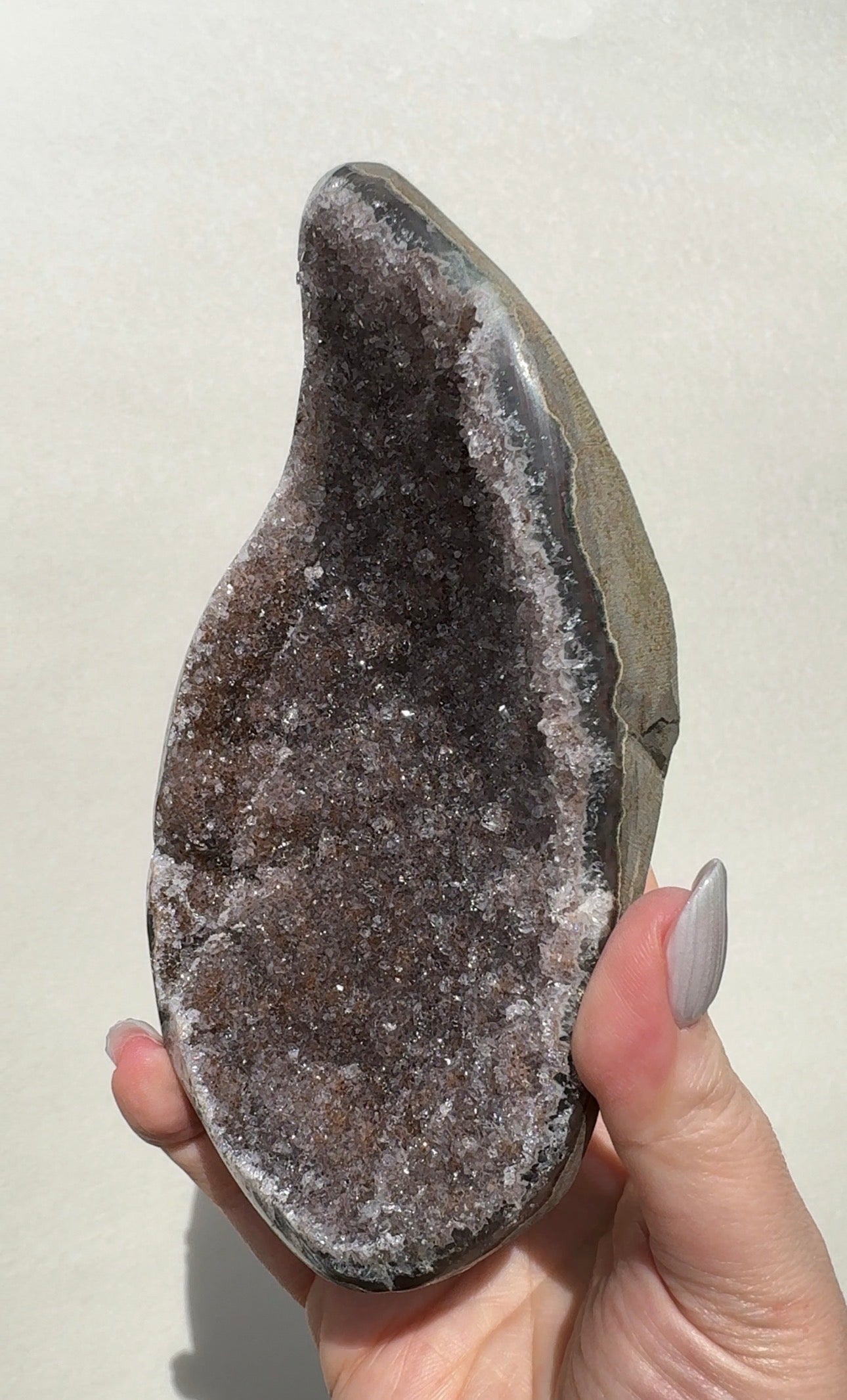 Uruguay Rainbow Amethyst Cutbase