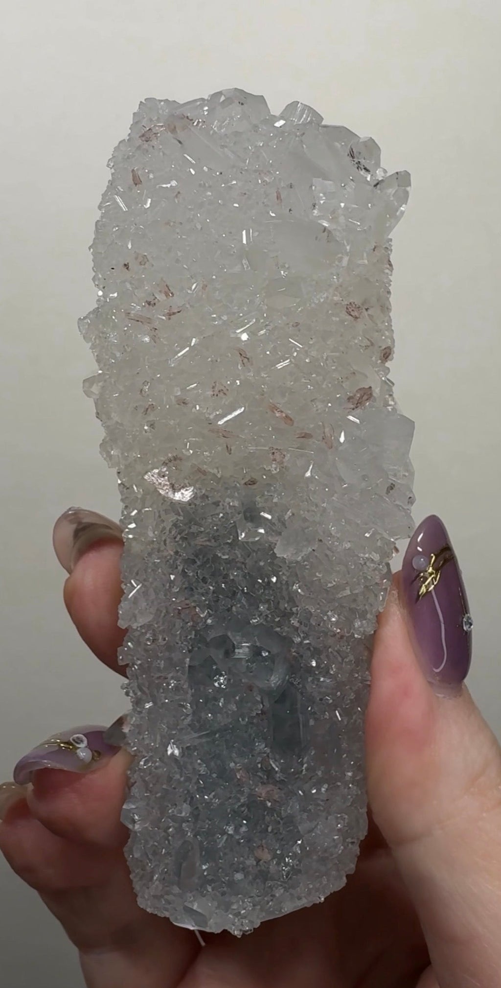 Diamond Apophyllite on Chalcedony | DA10