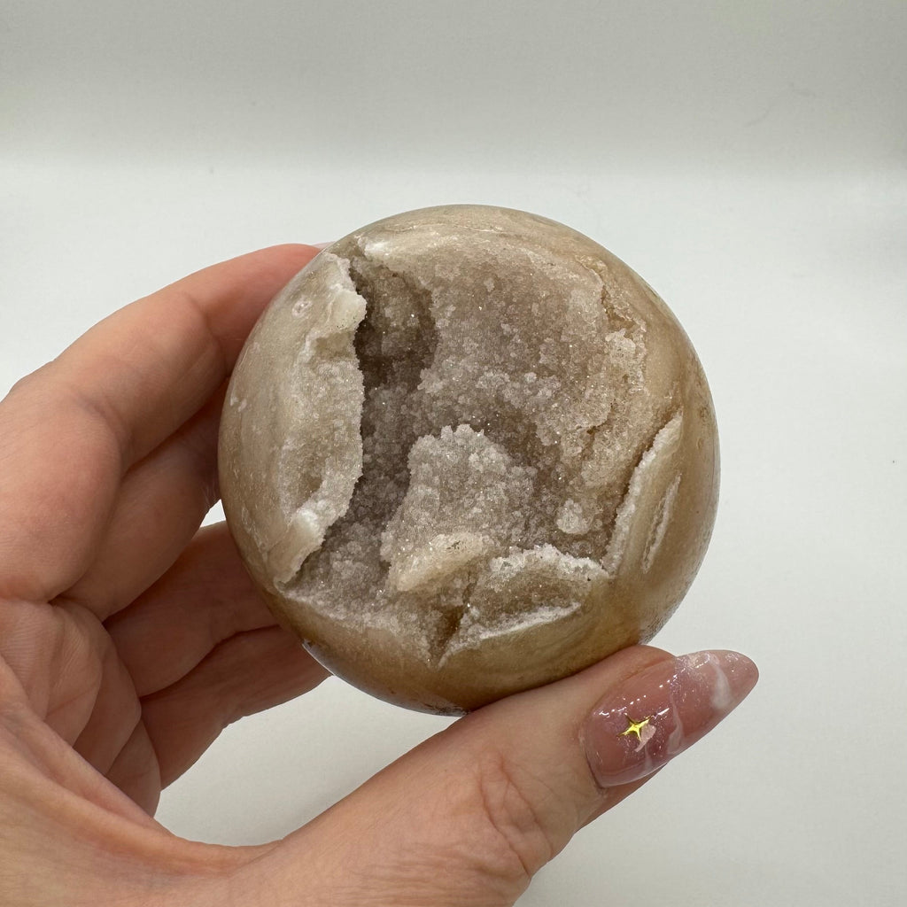 Misfit Druzy Pink Amethyst Sphere