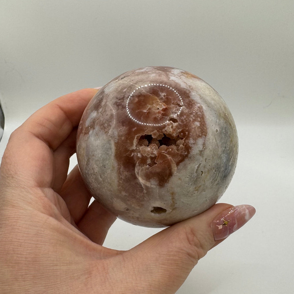 Druzy Pink Amethyst Sphere