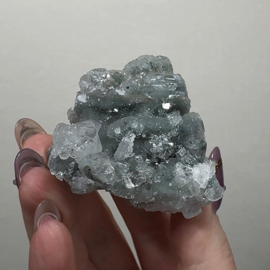Diamond Apophyllite on Chalcedony | A18