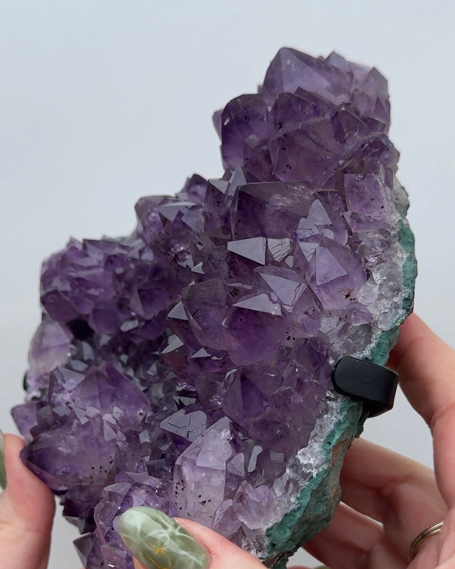 XL Purple Amethyst on stand