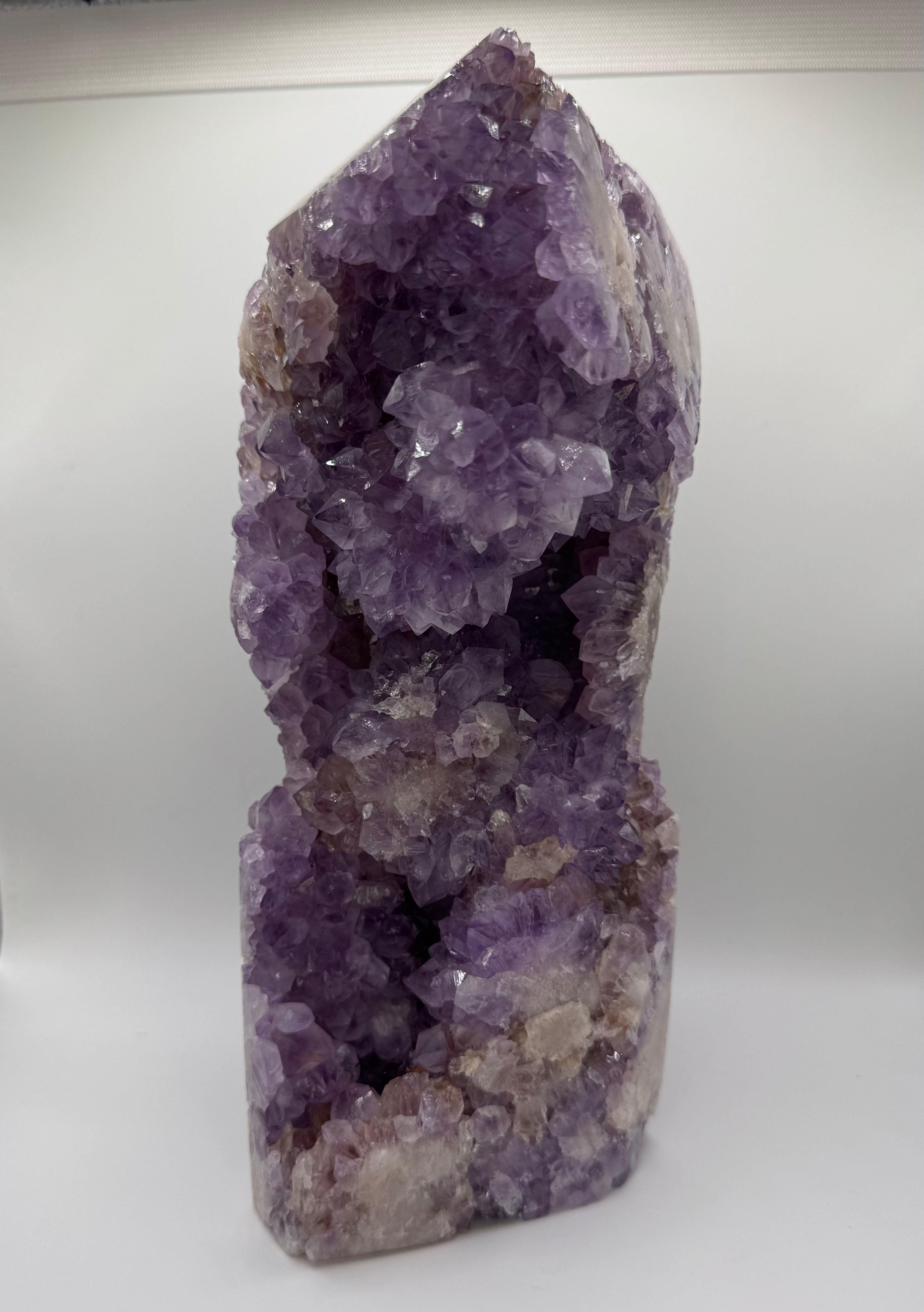 XXL High Quality Druzy Pink Amethyst Tower