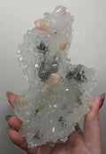 Diamond/Pink Apophyllite on Chalcedony | BDC