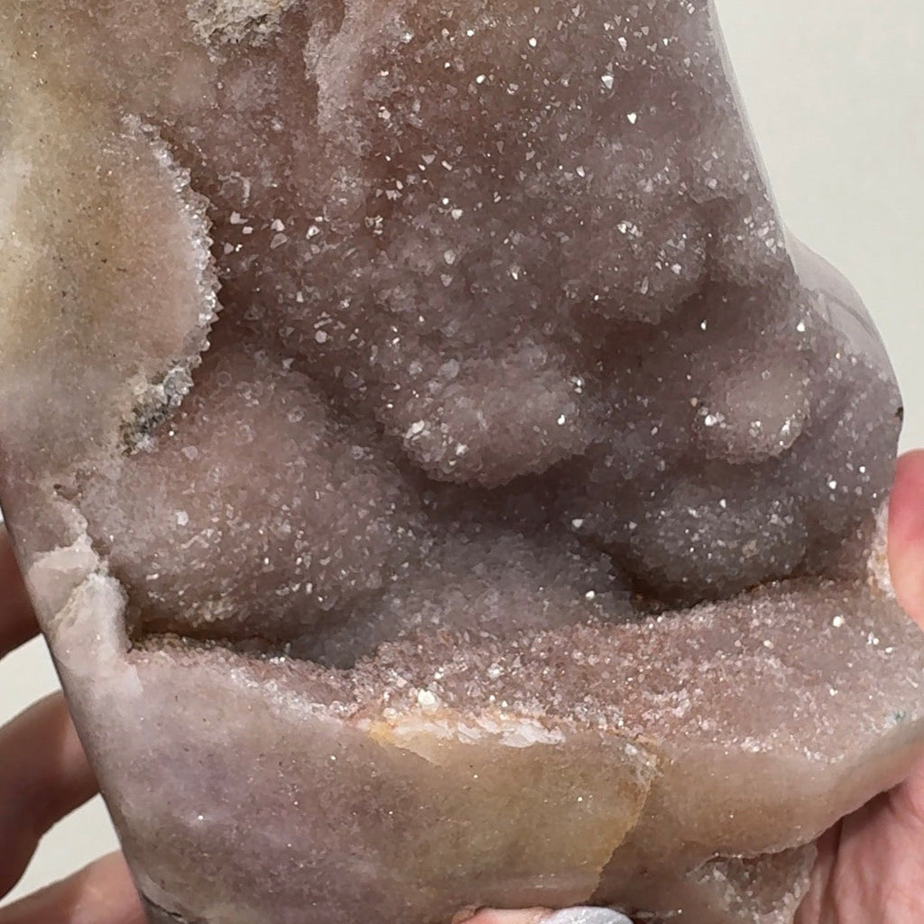 XL Druzy Pink Amethyst Freeform