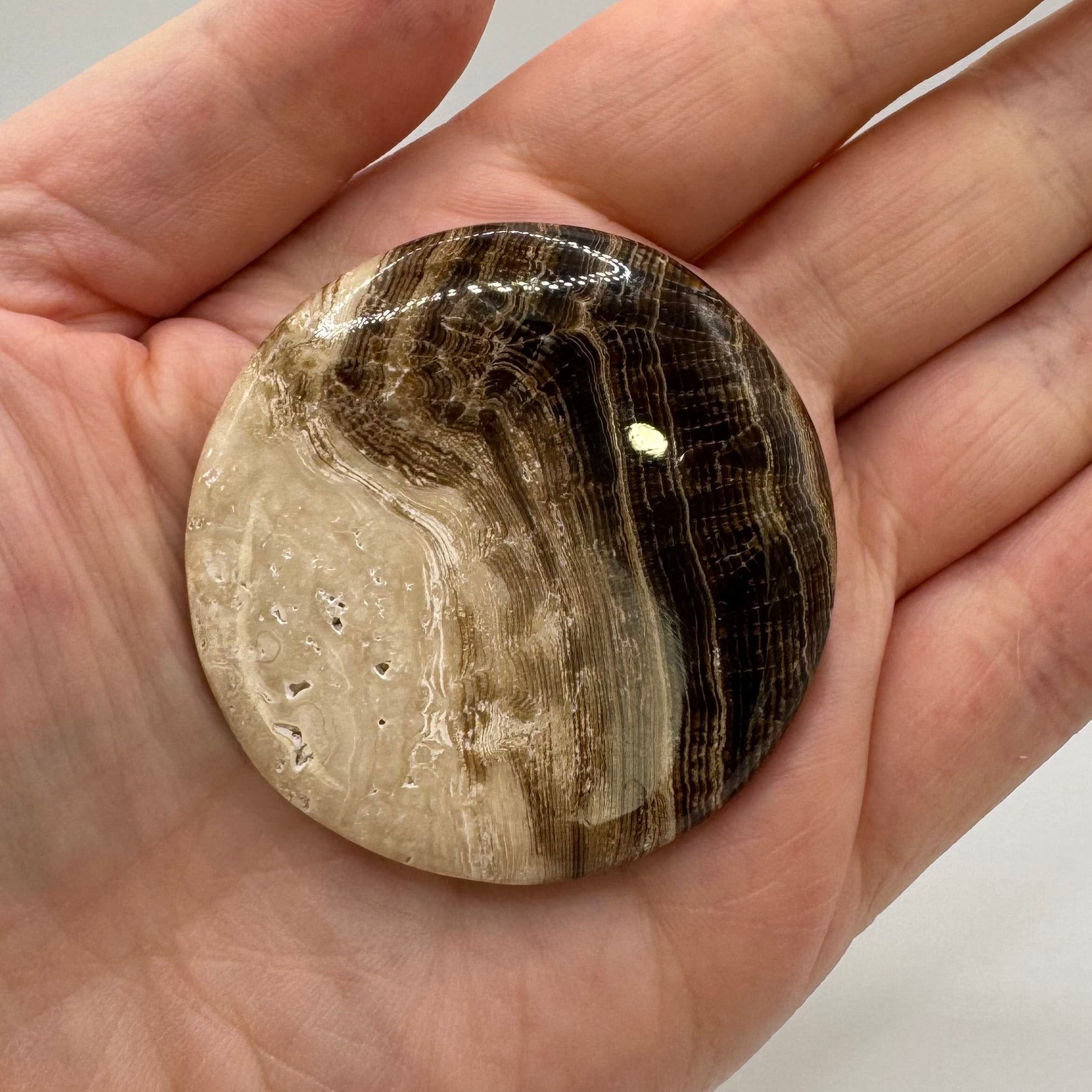 Chocolate Calcite Round