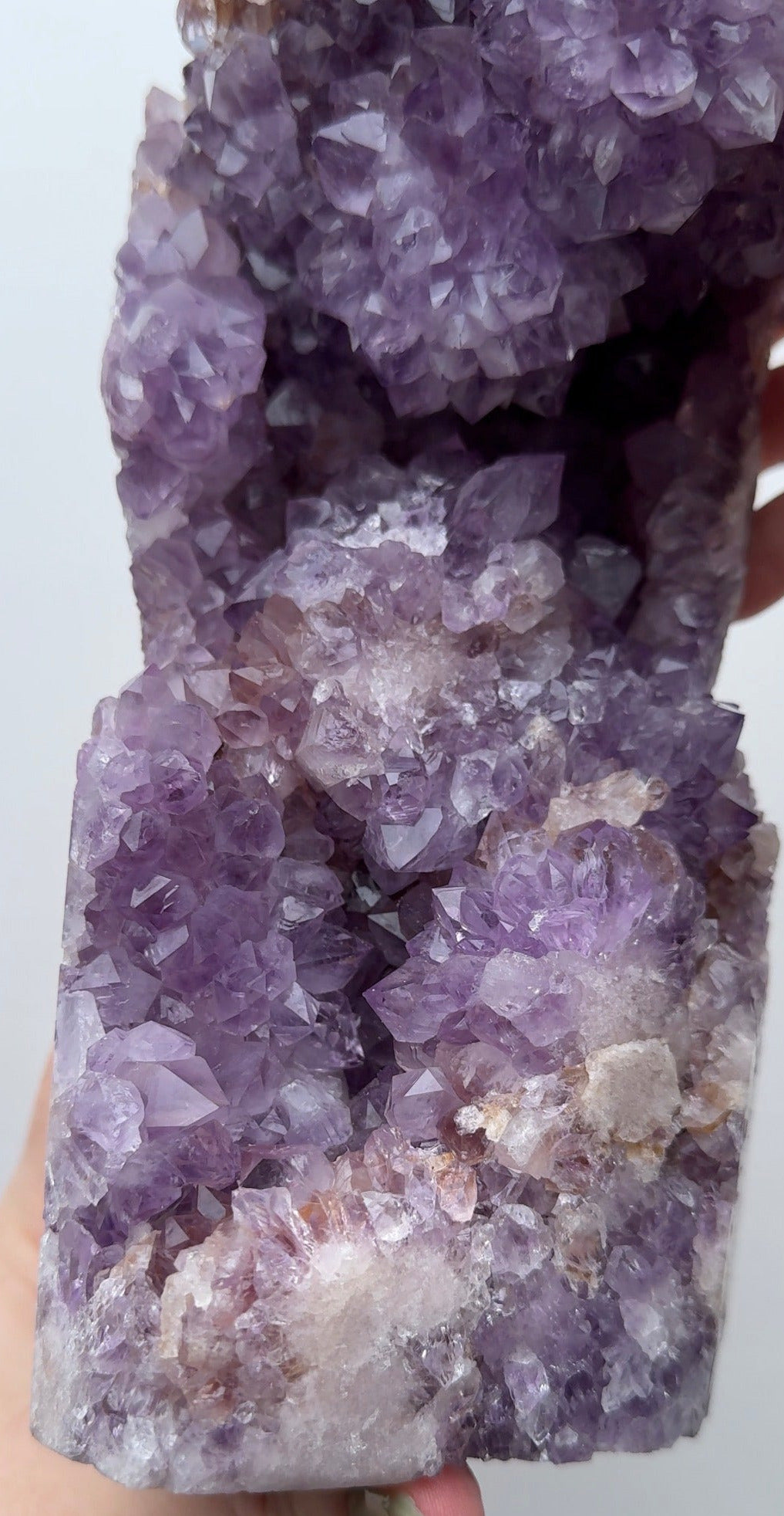 XXL High Quality Druzy Pink Amethyst Tower