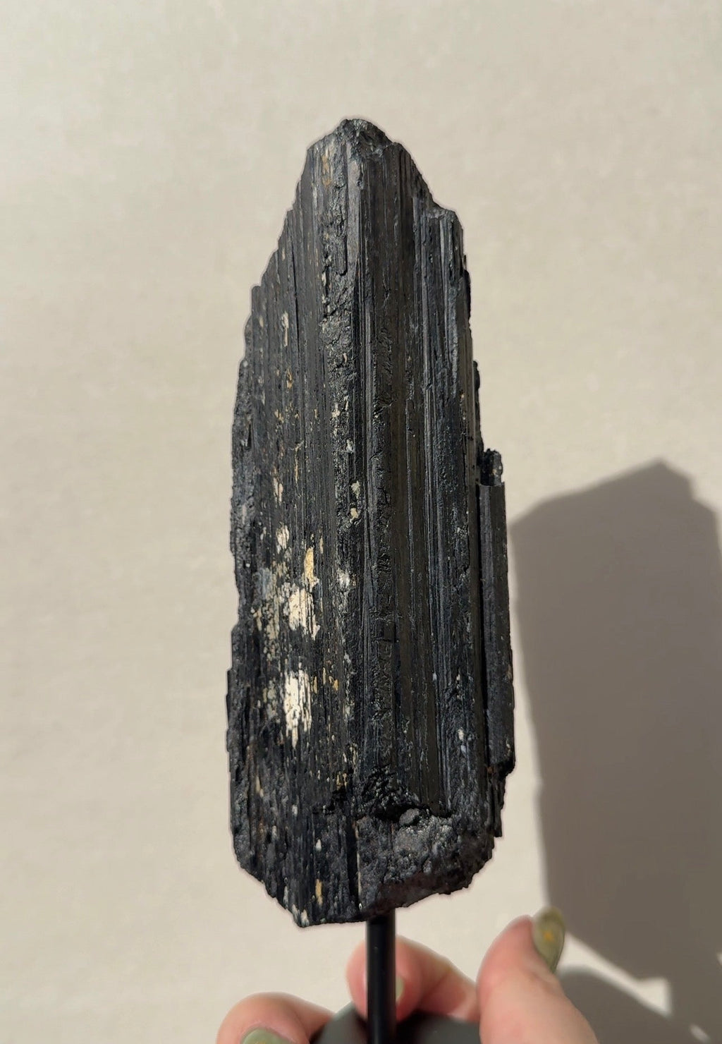 Tourmaline on stand
