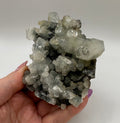 Black Chalcedony with Apophyllite