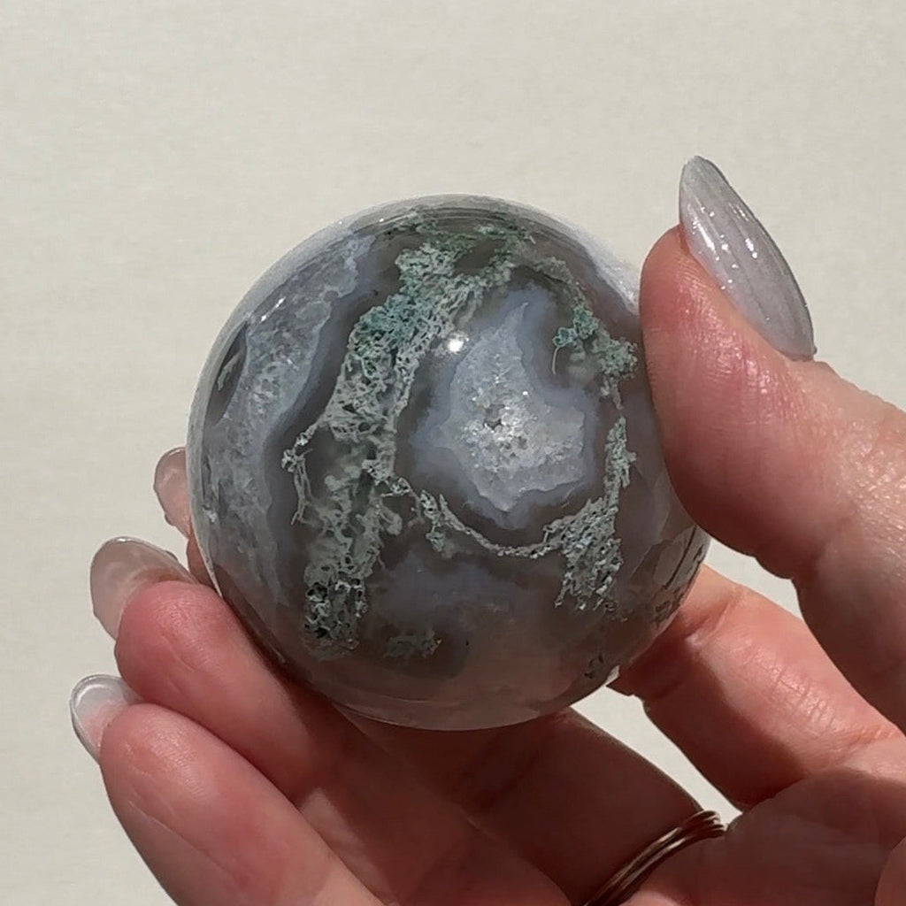 Moss Agate Sphere | C