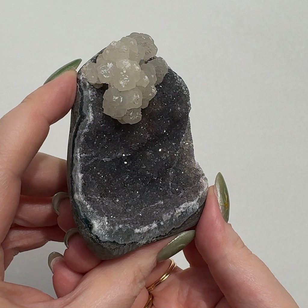 Uruguay Galaxy Amethyst with Calcite