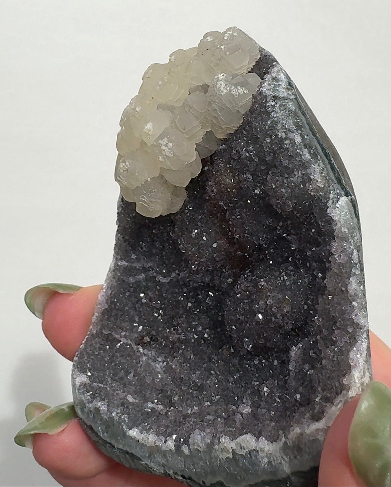 Uruguay Galaxy Amethyst with Calcite