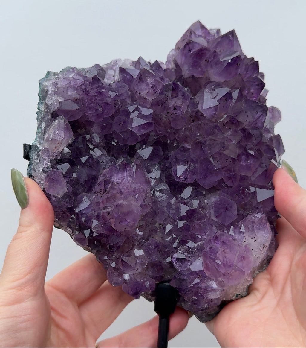 XL Purple Amethyst on stand