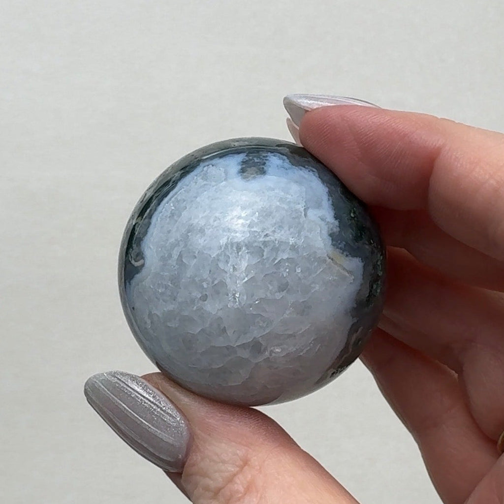Moss Agate Sphere | D
