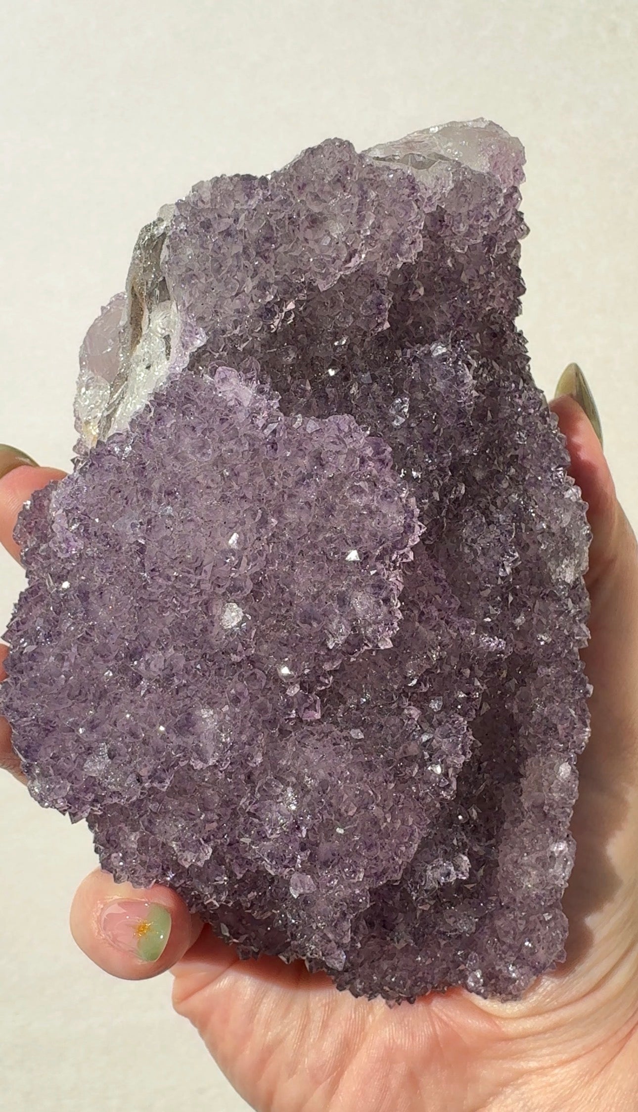 XL Double Sided Purple Amethyst Flower