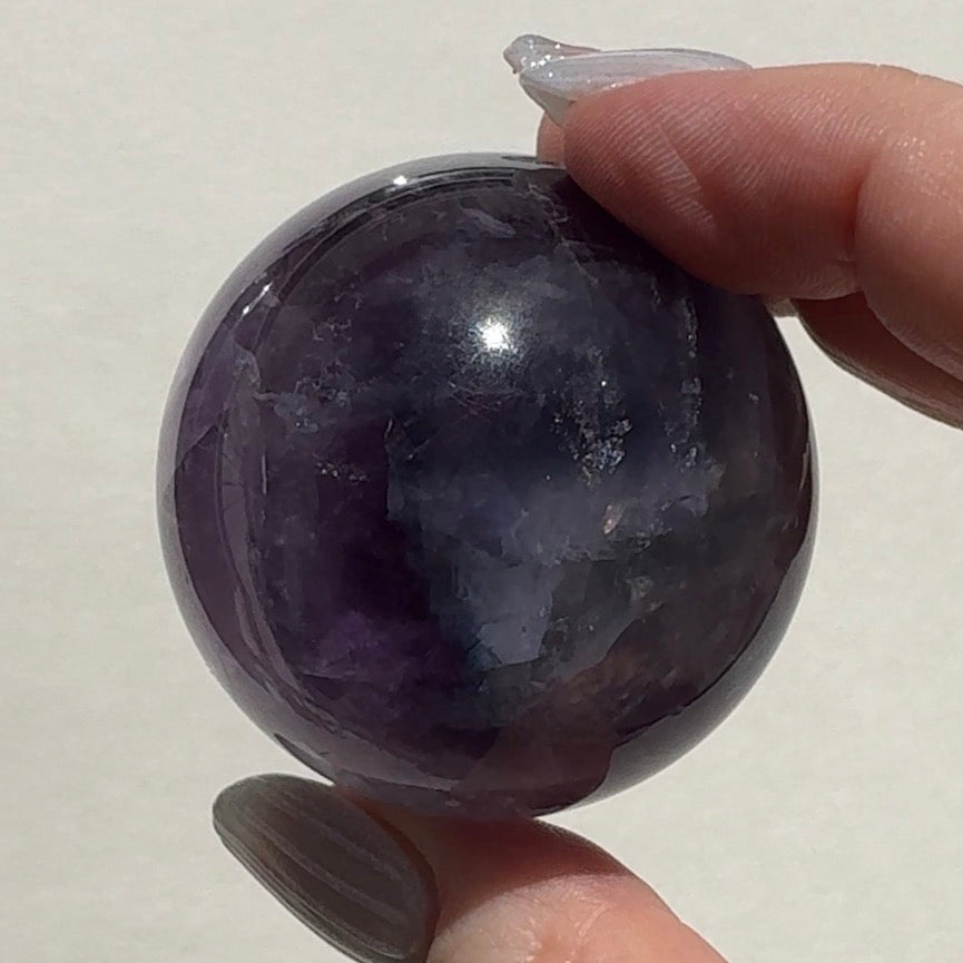 Rainbow Fluorite Sphere | C