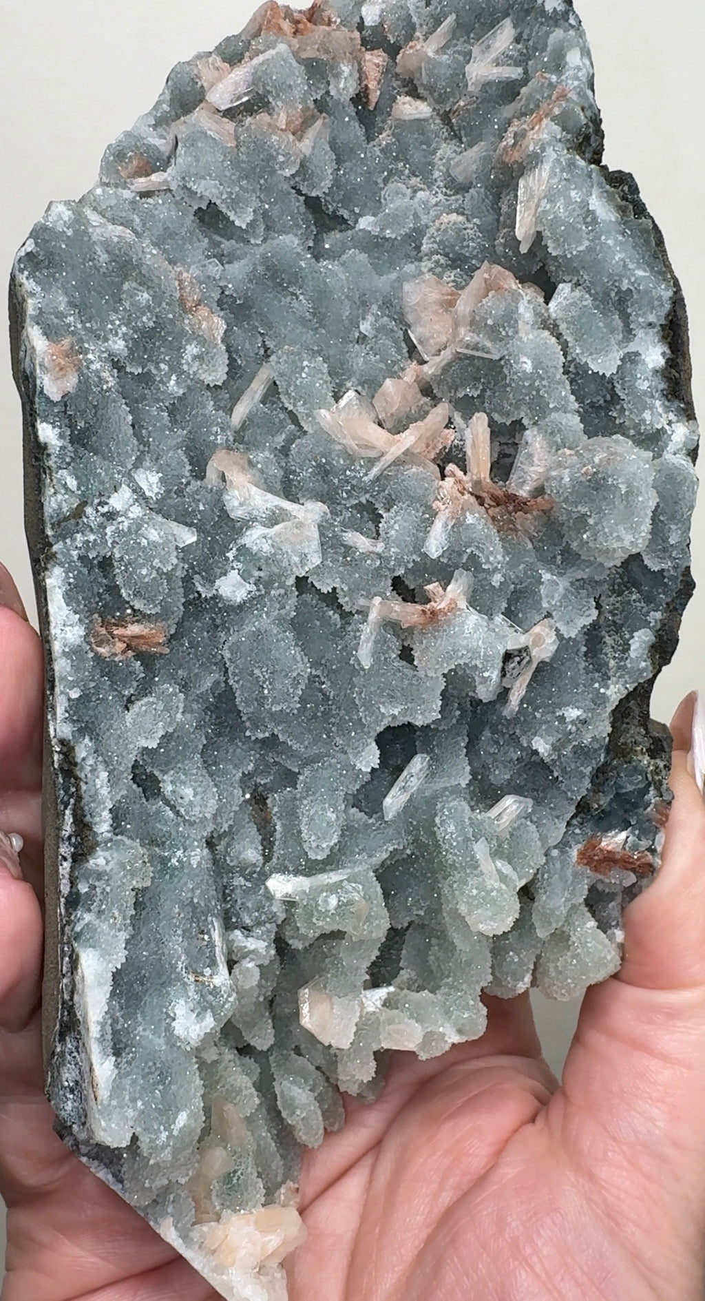 Blue Chalcedony with Stilbite | 777