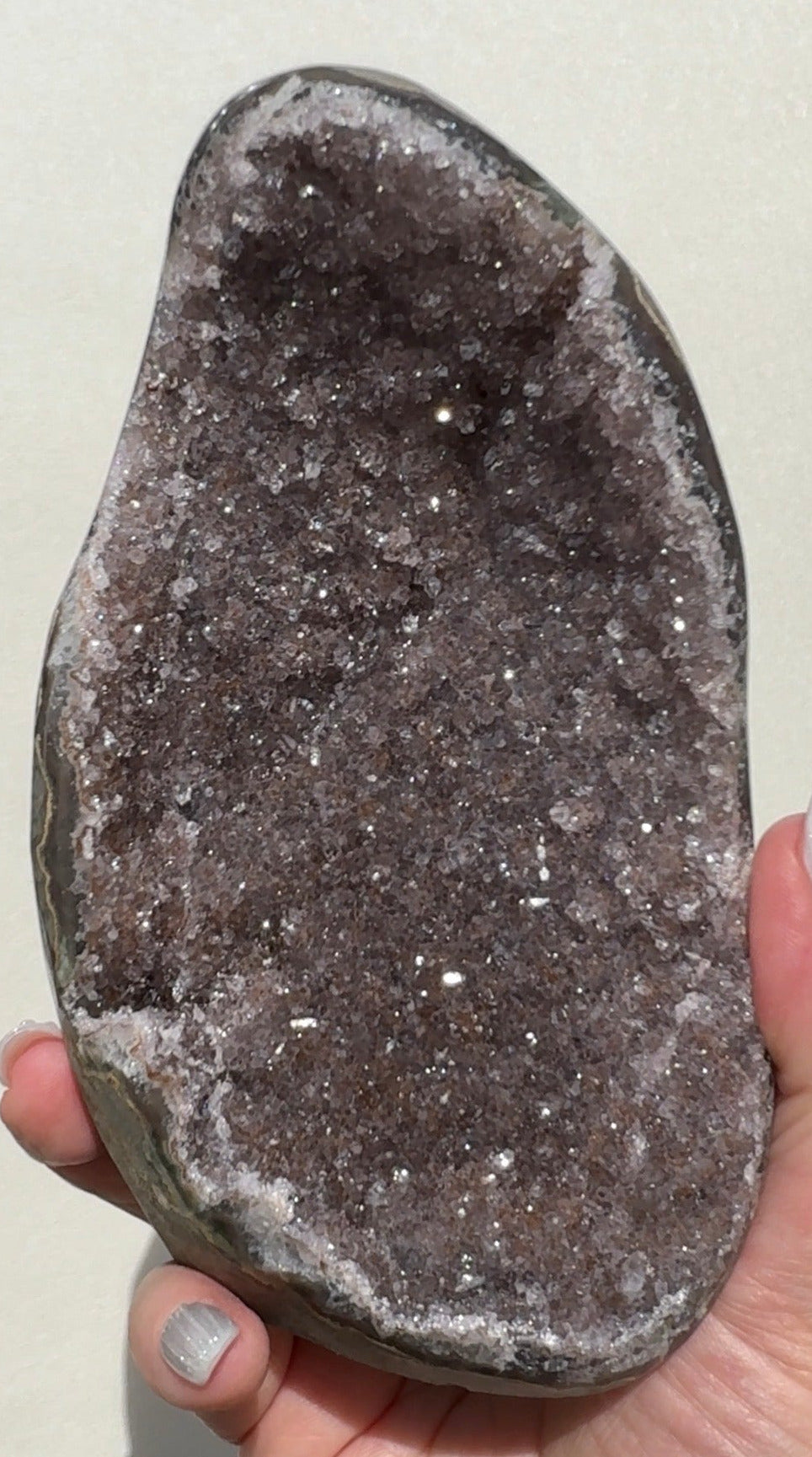 Uruguay Rainbow Amethyst Cutbase