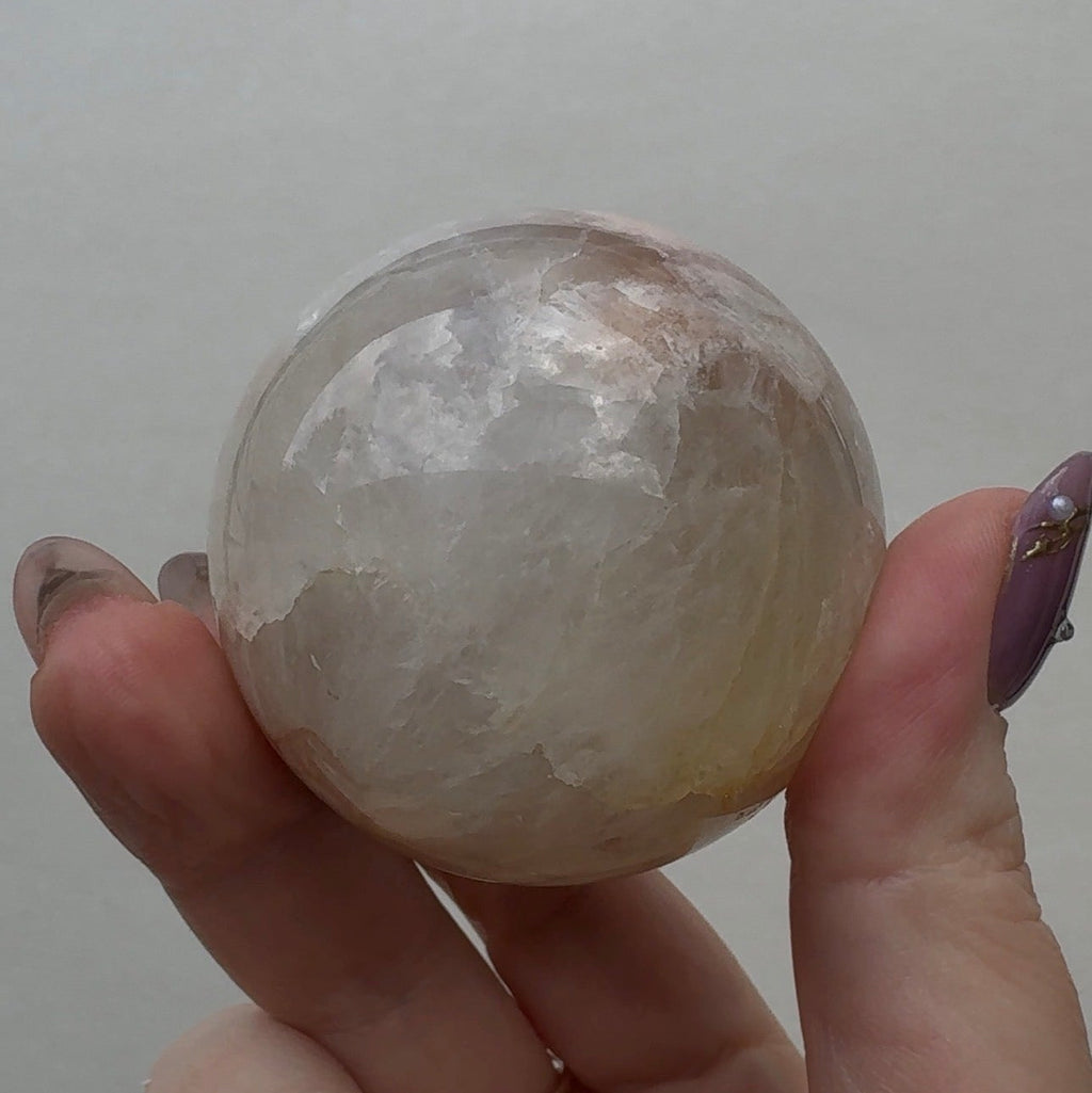 Flower Agate/Pink Amethyst Sphere | FP2