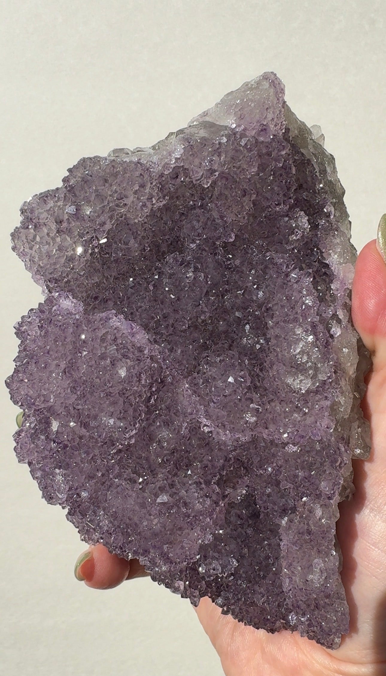 XL Double Sided Purple Amethyst Flower
