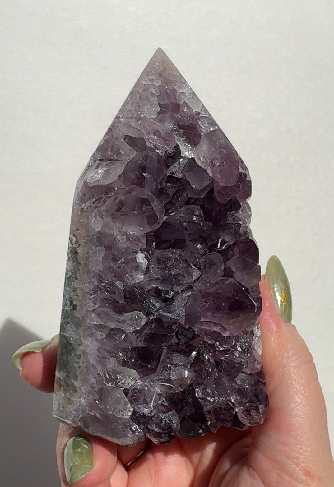 High Quality Purple Amethyst Tower