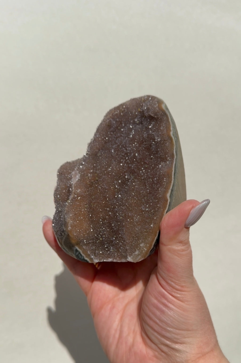 Uruguay Rainbow Amethyst Cutbase