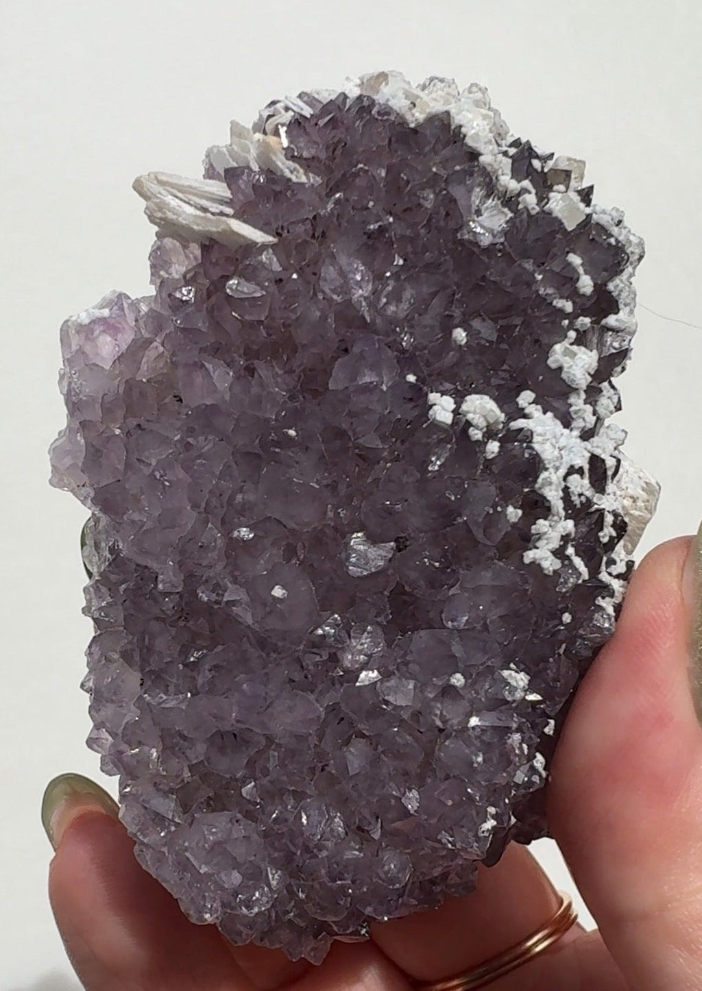 Uruguay Amethyst with Calcite