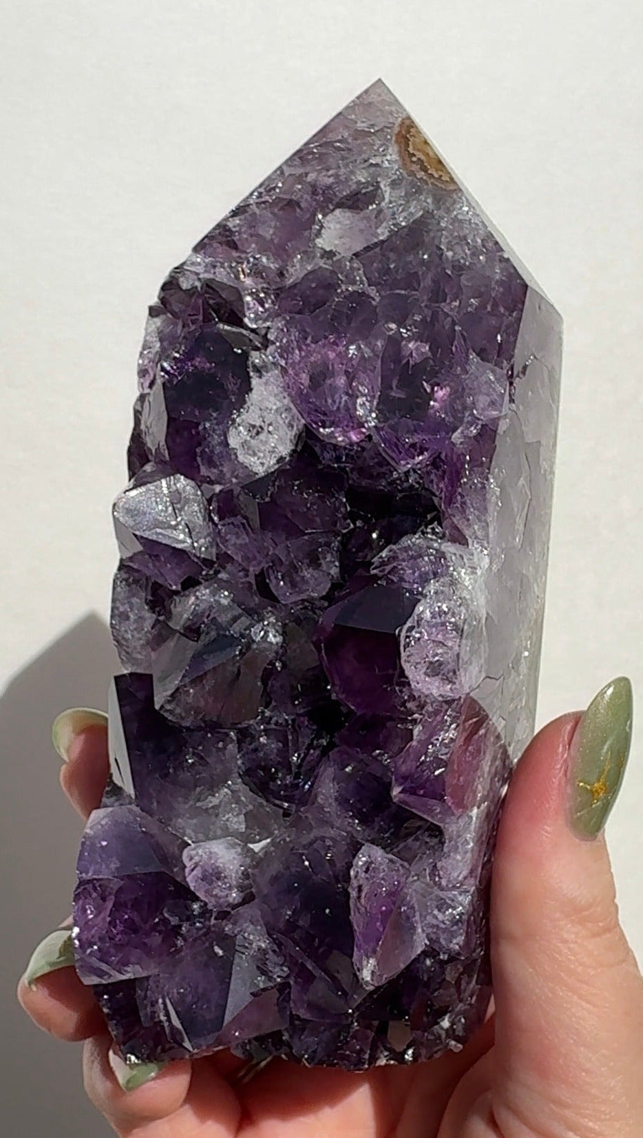 High Quality Purple Amethyst Tower