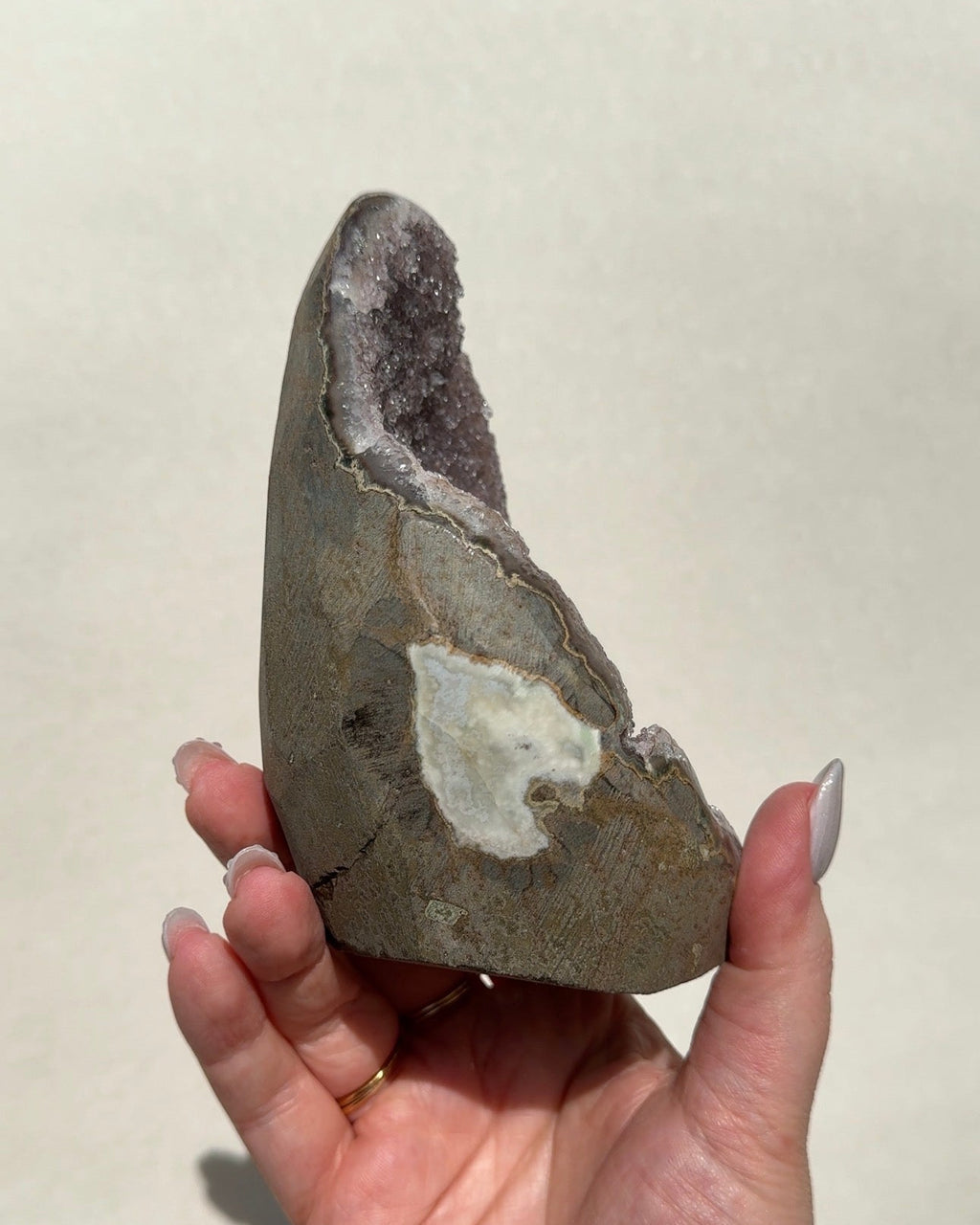 Uruguay Rainbow Amethyst Cutbase