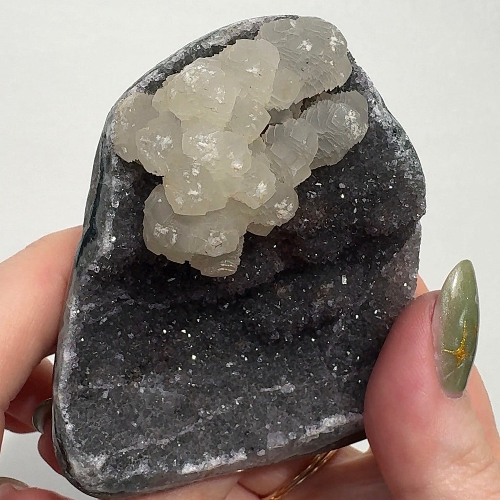 Uruguay Galaxy Amethyst with Calcite