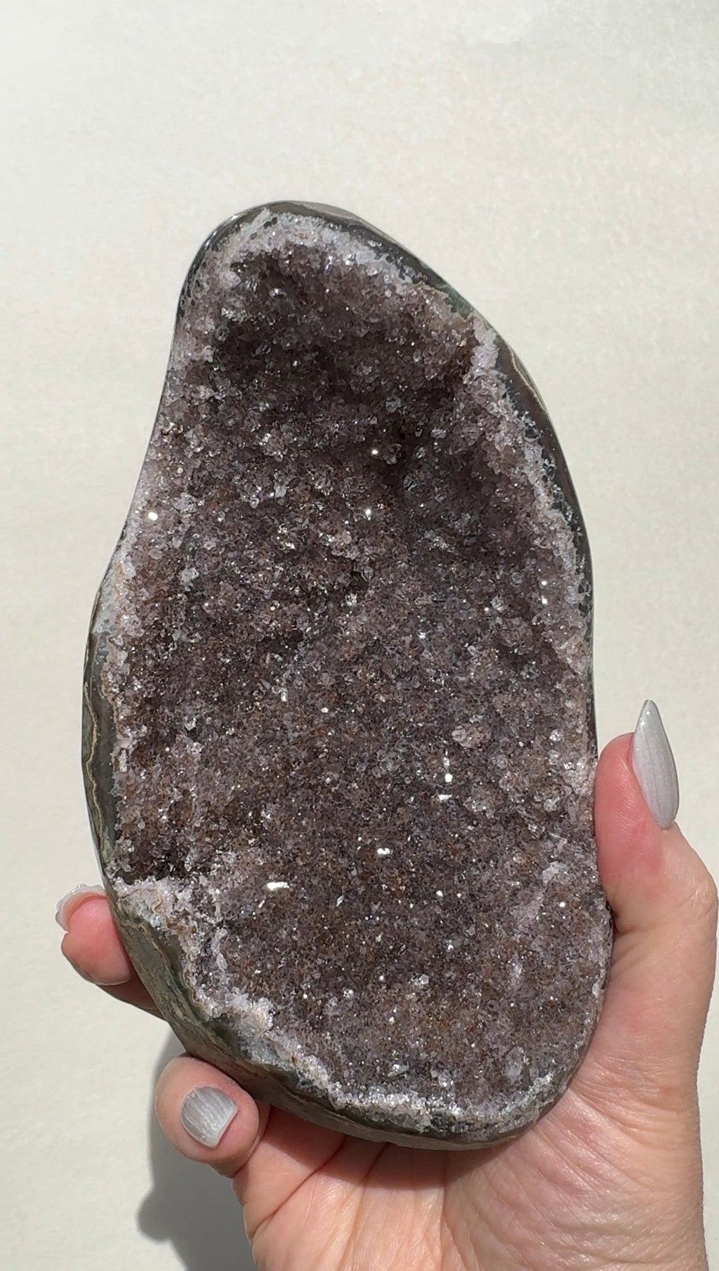 Uruguay Rainbow Amethyst Cutbase