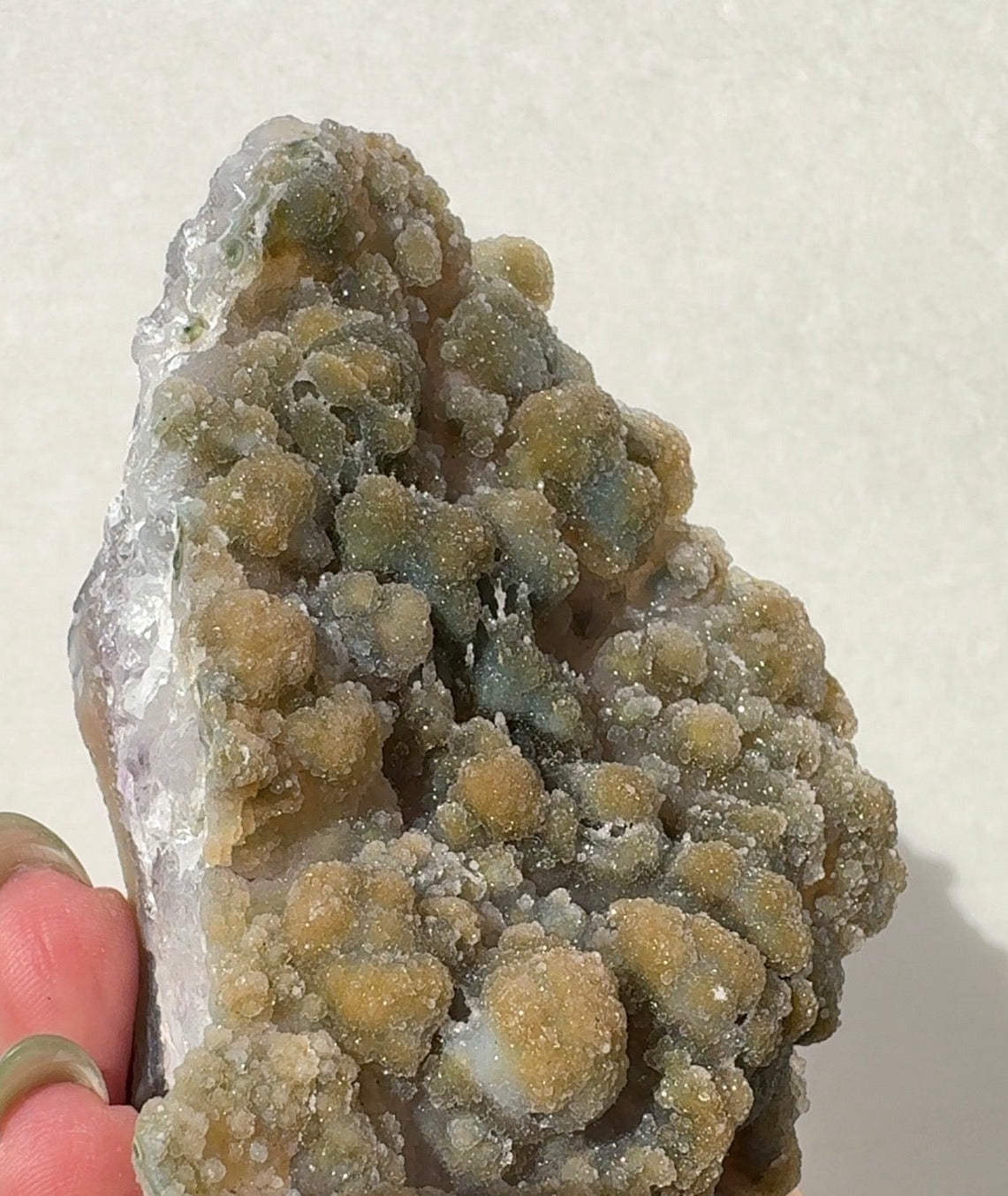 Sugar Amethyst on stand