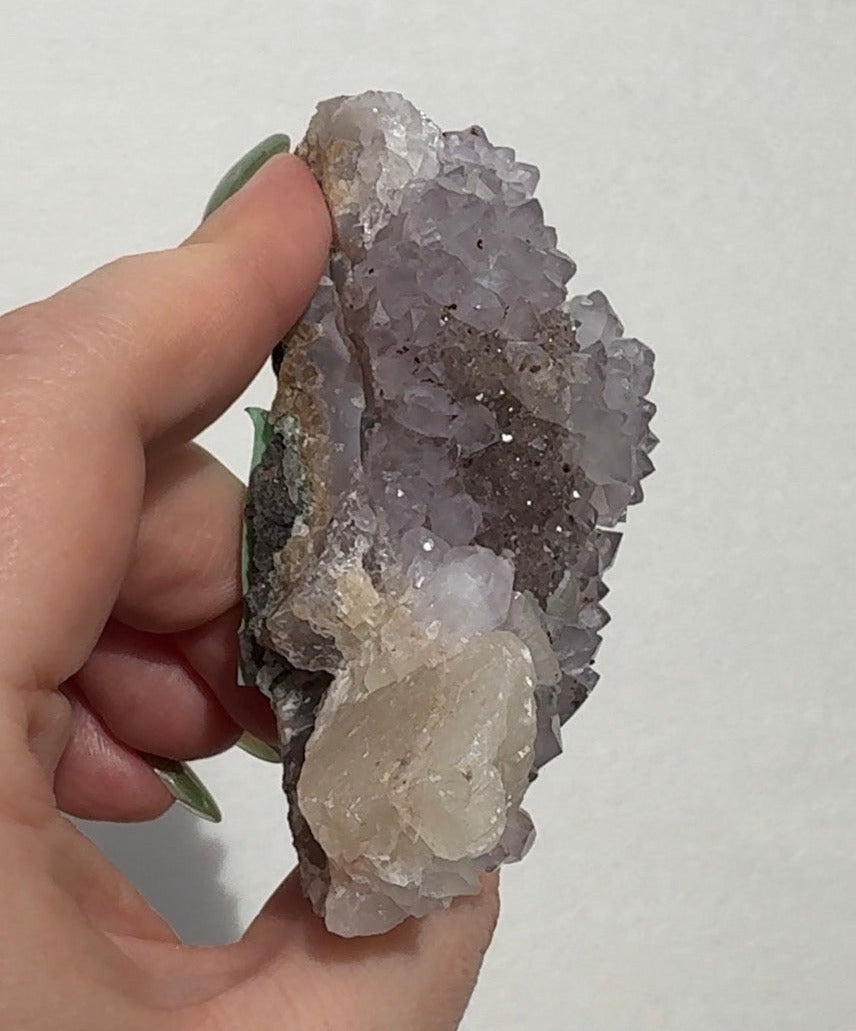 Uruguay Sugar Amethyst Freeform with Calcite