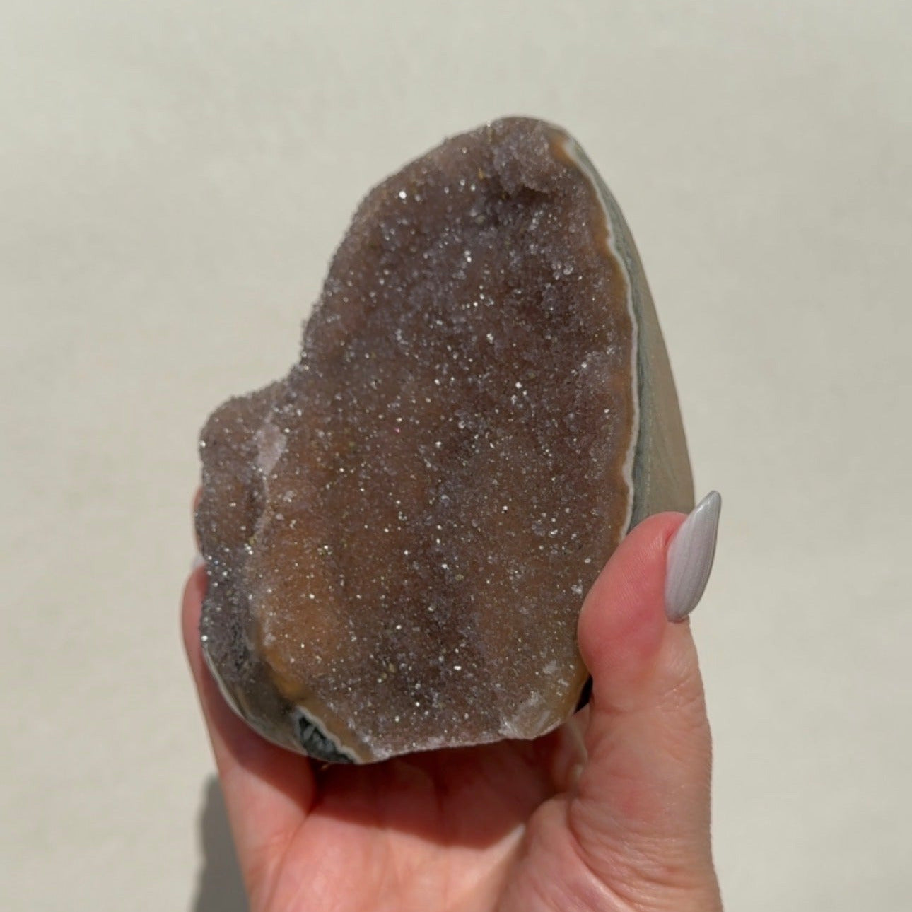 Uruguay Rainbow Amethyst Cutbase