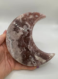 XL Druzy Pink Amethyst Moon
